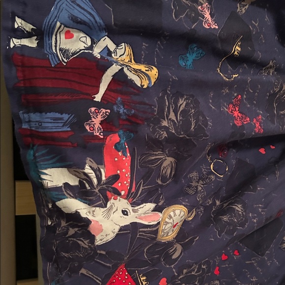 Lindy Bop Navy Blue Dress with Multicolor Print - Picture 2 of 3